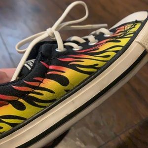 Converse kid shoes.Flames 🔥